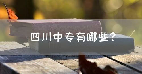 四川中專有哪些？(圖1)